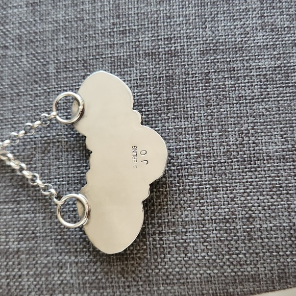 Gorgeous NWOT Native American Triple Stone Kingman Turquoise Cluster Necklace 💙 - Picture 8 of 14